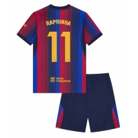 Barcelona Raphinha Belloli #11 Hemmatröja Barn 2026-27 Kortärmad (+ Korta byxor)